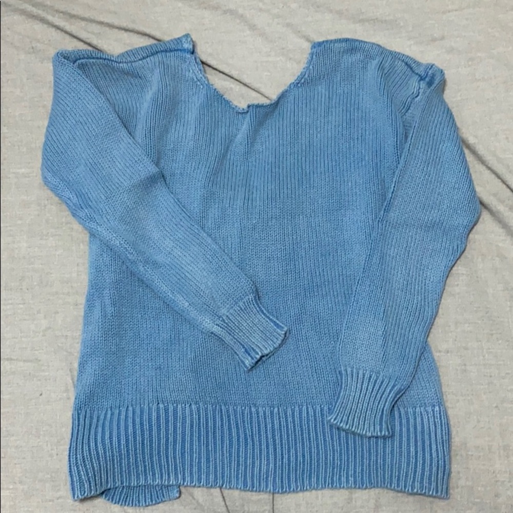 AE reversible faded sweater